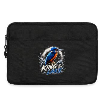 King Of The Lake Eisvögel-Design - Laptoptasche 13" - Schwarz - Vorne