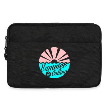 Summer Calling Sunset Splash - Laptop bag 13" - black - Front