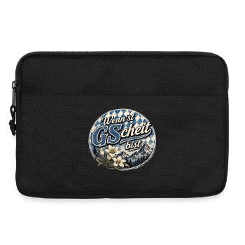 Adventure Motorrad lustiger Spruch für Biker - Laptoptasche 13" - Schwarz - Vorne