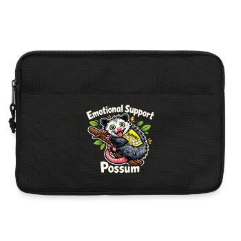Emotionaler Possum Support - Laptoptasche 13" - Schwarz - Vorne