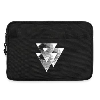 Conception des triangles monotones - Sacoche pour ordinateur portable 13 pouces - noir - Devant