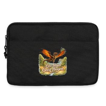Geistflügel Drachentraum - Laptoptasche 13" - Schwarz - Vorne