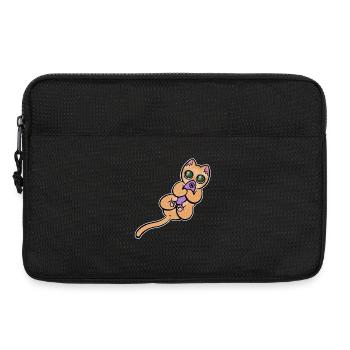 Kitten and Fishie - Laptop bag 13" - black - Front