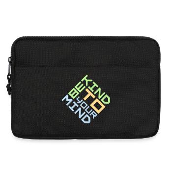 Soyez gentil avec votre esprit Logo drôle de santé mentale - Sacoche pour ordinateur portable 13 pouces - noir - Devant