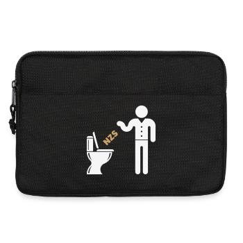 NZS Dans les toilettes, dans les toilettes ! NEG 2C à contre-droite - Sacoche pour ordinateur portable 13 pouces - noir - Devant