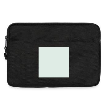 blauer Hintergrund Textur Vorlage personalisieren - Laptoptasche 13" - Schwarz - Vorne