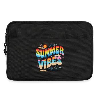 Summer Vibes - Laptop bag 13" - black - Front