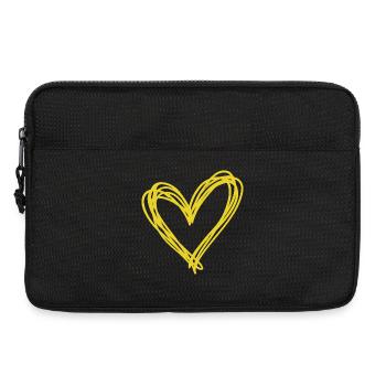 Herz - Laptoptasche 13" - Schwarz - Vorne