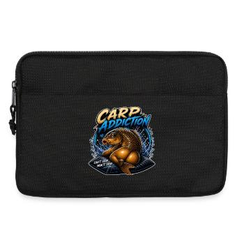 Carp Fishing Carp Addiction - Laptop bag 13" - black - Front