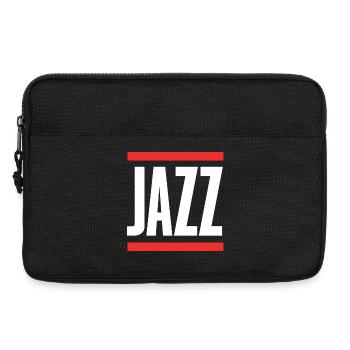 Jazz Bold Block Typography - Laptop bag 13" - black - Front