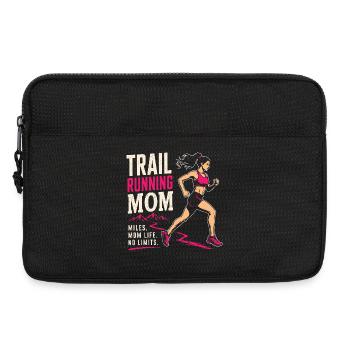Trailrunning-Mama - Laptoptasche 13" - Schwarz - Vorne