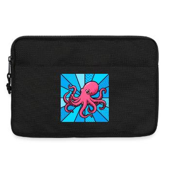 Pieuvre - Sacoche pour ordinateur portable 13 pouces - noir - Devant