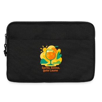 Sonnen Cocktail Gute Laune - Laptoptasche 13" - Schwarz - Vorne