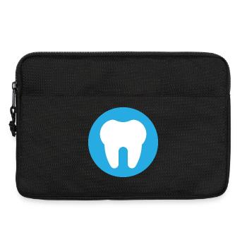 Tooth, Dentist, Dental Practice - Laptop bag 13" - black - Front