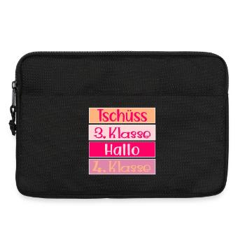 Hallo Viertklässlerin - Grundschule - Laptoptasche 13" - Schwarz - Vorne