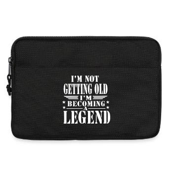 I'm Not Getting Old I'm Becoming A Legend - Laptoptasche 13" - Schwarz - Vorne