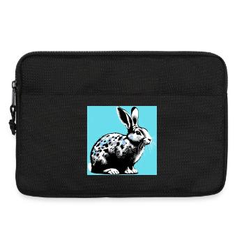 Kaninchen - Laptoptasche 13" - Schwarz - Vorne