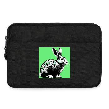 Kaninchen - Laptoptasche 13" - Schwarz - Vorne