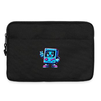 Retro Gaming Controller T-Shirt 80s - Laptop bag 13" - black - Front