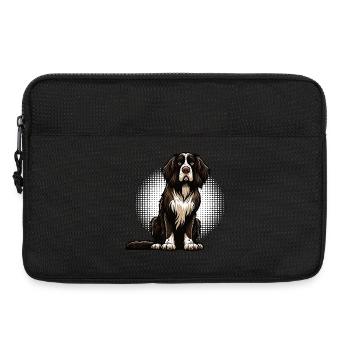 Münsterländer Münsterländerbesitzer Münsterhund - Laptoptasche 13" - Schwarz - Vorne
