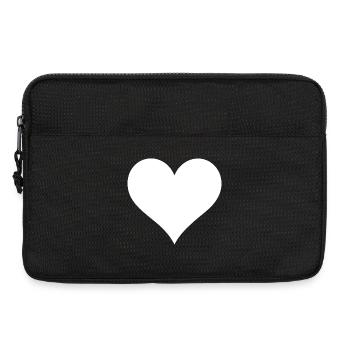 Herz - Laptoptasche 13" - Schwarz - Vorne