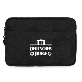 Historische Berliner Silhouette - Laptoptasche 13" - Schwarz - Vorne