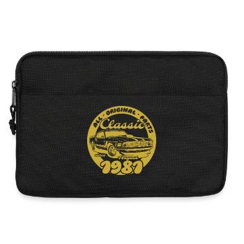 45. Geburtstag - Klassiker Musclecar 08/1981 - Laptoptasche 13" - Schwarz - Vorne