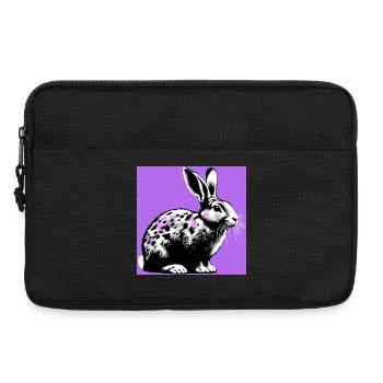 Kaninchen - Laptoptasche 13" - Schwarz - Vorne