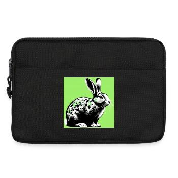 Kaninchen - Laptoptasche 13" - Schwarz - Vorne