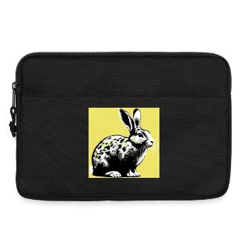 Kaninchen - Laptoptasche 13" - Schwarz - Vorne