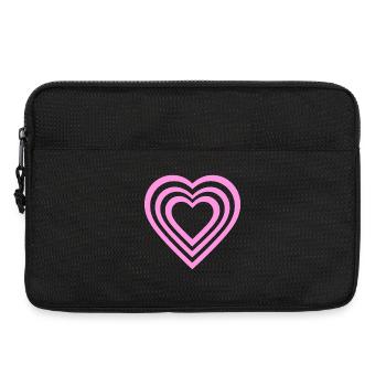 Heart - Laptop bag 13" - black - Front