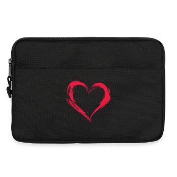 Herz - Laptoptasche 13" - Schwarz - Vorne