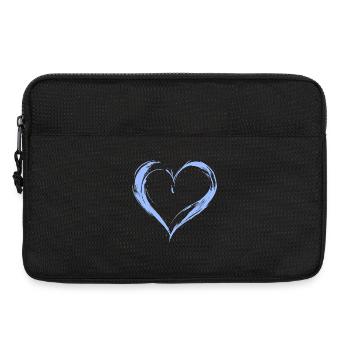Cœur - Sacoche pour ordinateur portable 13 pouces - noir - Devant