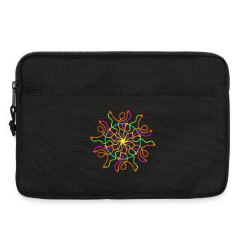 Neon Dance - Laptoptasche 13" - Schwarz - Vorne