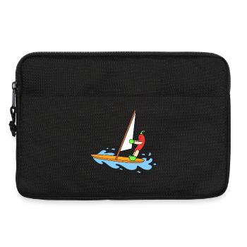 Drôle de navigation au chili - Sacoche pour ordinateur portable 13 pouces - noir - Devant