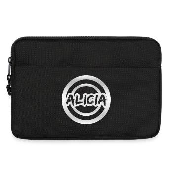 Cadeau pour Alicia - Sacoche pour ordinateur portable 13 pouces - noir - Devant