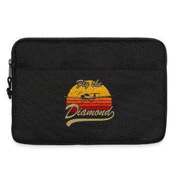 Fly the Diamond Sunset - Laptop bag 13" - black - Front
