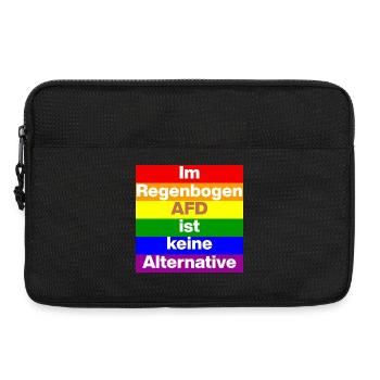 IM REGENBOGEN AFD IST KEINE ALTERNATIVE, NO NZS - Laptoptasche 13" - Schwarz - Vorne