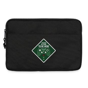 Gamer Break Diamond Logo - Laptop bag 13" - black - Front