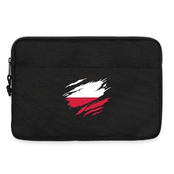 Poland Polish Flag Polish - Laptop bag 13" - black - Front