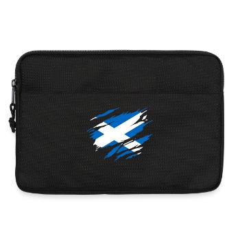 Écosse Drapeau Écossais Écossaise - Sacoche pour ordinateur portable 13 pouces - noir - Devant