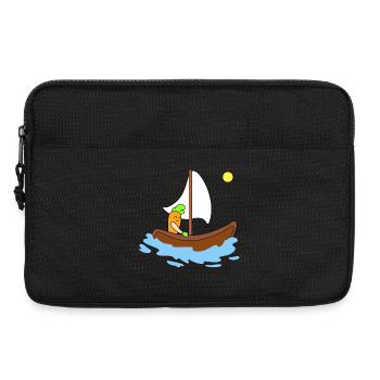 Mignonne navigation de carottes - Sacoche pour ordinateur portable 13 pouces - noir - Devant