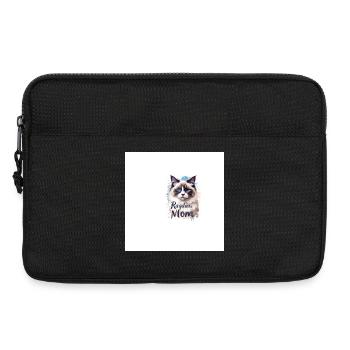 Ragdoll Maman Amour des Chats - Sacoche pour ordinateur portable 13 pouces - noir - Devant