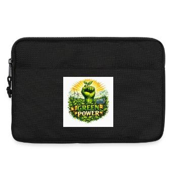 green power - Laptop bag 13" - black - Front