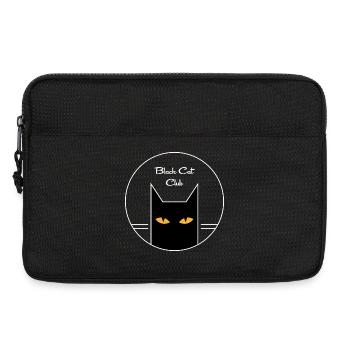Black cat - Laptop bag 13" - black - Front