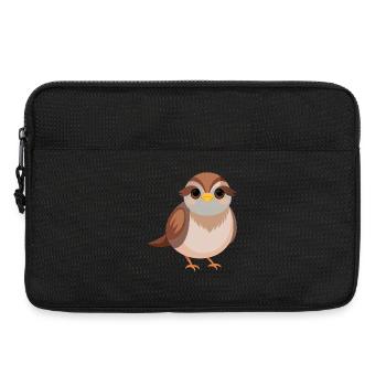 Baby sparrow - Laptop bag 13" - black - Front
