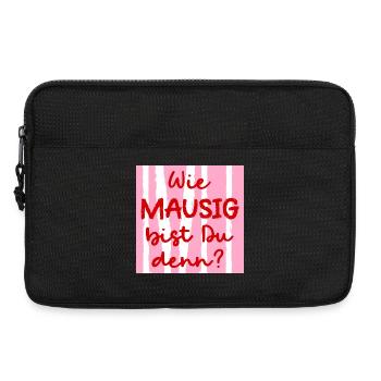Freundschaft Maus Freundin - Laptoptasche 13" - Schwarz - Vorne