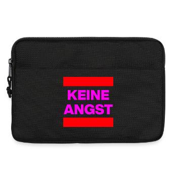 KEINE ANGST NIE WIEDER IST JETZT PINK NO NZS & AFD - Laptoptasche 13" - Schwarz - Vorne
