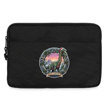 Brachiosaurus Christmas - Sacoche pour ordinateur portable 13 pouces - noir - Devant