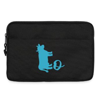 Vache suédoise - Sacoche pour ordinateur portable 13 pouces - noir - Devant